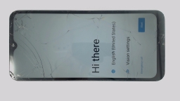 Vortex NS65 (Black 32GB 3GB) Unknown Carrier DualSIM CRACKED GLAS/SCRATCHED