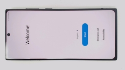 Samsung Galaxy S22 Ultra 5G SM-S908U (Purple 128GB 8GB) T-Mobile CRACKED