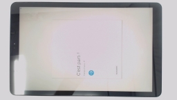 Samsung Galaxy Tab A 10.5" Tablet SM-T590 (White 32GB 3GB) Wi-Fi BROWN LCD