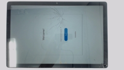 Samsung Galaxy Tab A8 SM-X200 10.5" Tablet (Gray 64GB 4GB) WiFi CRACKED BROWN
