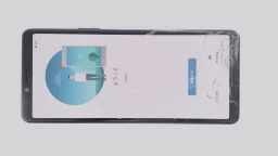 Spny Xperia 10 II SO-41A Cellphone (Blue 64GB 4GB) NTT Docomo CRACKED
