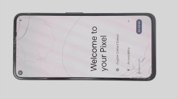 Google Pixel 4a 5G G6QU3 Cellphone (Black 128GB 6GB) Verizon CRACKED GLAS