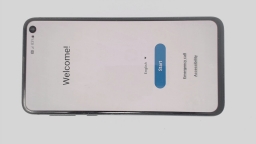 Samsung Galaxy S10e SM-G970U (Gray 128GB 6GB) AT&T CRACKED REAR BURN IN