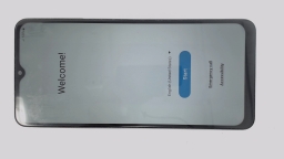 Samsung Galaxy A12 SM-A125U Cellphone (Black 32GB 3GB) T-Mobile PINK LCD