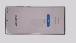 Samsung Galaxy S22 Ultra 5G SM-S908U (Purple 128GB 8GB) AT&T SCRATCHED GLAS