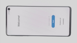 Samsung Galaxy S10 SM-G973W (Blue 128GB 8GB) Unknown Carrier WORN REAR