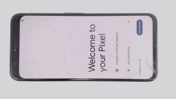 Google  Pixel 4 G020i Cellphone (Black 128GB 6GB) Verizon SingleSIM CRACKED