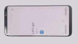 Samsung Galaxy S8+ SM-G955U (Silver 64GB 4GB) T-Mobile CRACKED/BURN IN/WORN