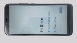 Foxx A55 Cellphone (Black 16GB 2GB) Unknown Carrier SingleSIM SCRATCHED