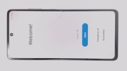 Samsung Galaxy S20 FE 5G SM-G781U1/DS (Blue 128GB 6GB) Unlocked CRACKED