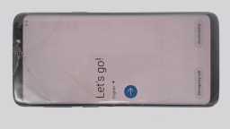 Samsung Galaxy S9 SM-G960U Cellphone (Blue 64GB 4GB) T-Mobile CRACKED/BURN IN