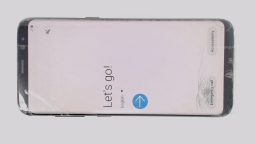 Samsung Galaxy S8 SM-G950U Cellphone (Black 64GB 4GB) T-Mobile CRACKED