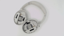 Bose QuietComfort QC 45 White Wireless Headphones NO EAR PADS/STAINED