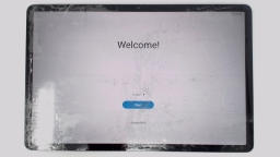 Samsung Galaxy Tab S7 FE 5G SM-T738U (Gray 64GB 4GB) AT&T CRACKED