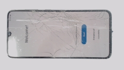 Samsung Galaxy A70 SM-A705FN/DS (Blue 128GB 6GB) Unknown Carrier CRACKED