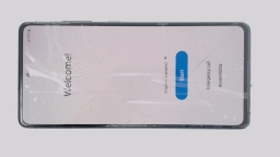 Samsung Galaxy S20 FE 5G SM-G781W (Blue 128GB 6GB) Fido SingleSIM CRACKED