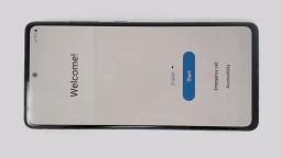 Samsung Galaxy S20 FE 5G SM-G781U (Blue 128GB 6GB) T-Mobile BURN IN/RESIDUE