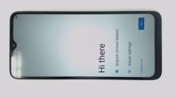 Blu View 5 B160V Cellphone (Gray 64GB 3GB) Tracfone SingleSIM RESIDUE