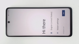 TCL 50 XL NxtPaper 5G T704V Cellphone (Black 128GB 6GB) Verizon PEELED REAR