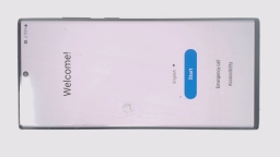 Samsung Galaxy S22 Ultra SM-S908U (Black 128GB 8GB) AT&T BAD BOARD CRACKED