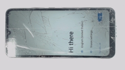 Vortex CB68 Cellphone (Black 16GB 3GB) Unknown Carrier DualSIM CRACKED