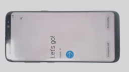 Samsung Galaxy S8 SM-G950U Cellphone (Black 64GB 4GB) AT&T BURN IN/RESIDUE