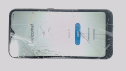 Samsung Galaxy A01 SM-A015AZ (Black 16GB 2GB) Cricket CRACKED/SCRATCHED