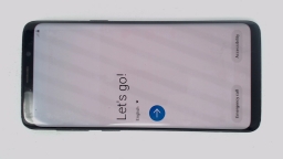 Samsung Galaxy S9 SM-G960U (Black 64GB 4GB) Cricket BURN IN/CRACKED/SCRATCHED