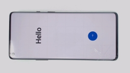 OnePlus 8 Pro IN2021 Cellphone (Black 128GB 8GB) Unlocked DualSIM CRACKED