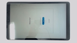 Samsung Galaxy Tab A SM-T510 10.1" Tablet (Silver 32GB 2GB) WiFi BROWN LCD