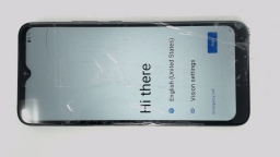 Cloud Mobile Stratus C8 Cellphone (Black 32GB 2GB) TruConnect CRACKED/RESIDUE