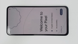 Google Pixel 4a 5G G025E Cellphone (White 128GB 6GB) Google Fi SingleSIM