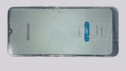 Samsung Galaxy A02s SM-A025U Cellphone (Black 32GB 2GB) Boost CRACKED/RESIDUE