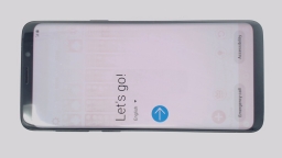 Samsung Galaxy S9 SM-G960U Cellphone (Black 64GB 4GB) Verizon BURN IN