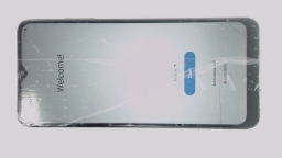 Samsung Galaxy A03s SM-S134DL Cellphone (Black 32GB 3GB) Tracfone CRACKED