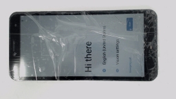 Vortex C24 Cellphone (White 16GB 2GB) Unknown Carrier CRACKED/STAINED