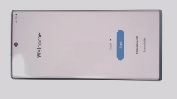 Samsung Galaxy Note10+ SM-N975U1 (Blue 256GB 12GB) Unlocked CRACKED REAR