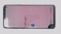 Samsung Galaxy S9+ SM-G965U (Black 64GB 6GB) Verizon CRACKED/BAD LCD