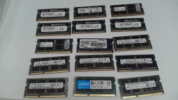 Lot of 15 Pieces of  PC3 8GB SODIMM Laptop Memory Various Speeds and Brands