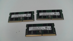 Lot of 3 Pieces of 16GB DDR4 SODIMM Laptop Memory 2400T and 2666V SK Hynix