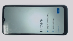 REVVL 6 TMAF025G Cellphone (Blue 64GB 4GB) MetroPCS SingleSIM STICKER RESIDUE