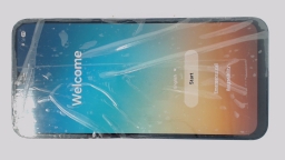 Samsung Galaxy A16 5G SM-S166V (Blue 128GB 4GB) Verizon DualSIM CRACKED