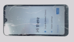 PCD P63L Cellphone (Gray 16GB 2GB) Access Wireless SingleSIM CRACKED