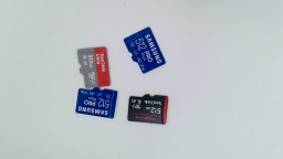 Lot of 4 - 512GB Various Brands Micro SD Memory Card