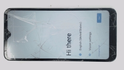 Sky Devices B63 Cellphone (White 16GB 2GB) Unknown Carrier DualSIM CRACKED