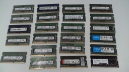 Lot of 23 8GB PC-4 PC4 SODIMM Laptop Memory Mixed Brands and Speeds
