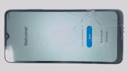 Samsung Galaxy A03s SM-A037U Cellphone (Blue 32GB 3GB) AT&T CRACKED