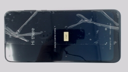 Motorola G Play 2023 XT2271DL Cellphone (Blue 32GB 3GB) Tracfone CRACKED