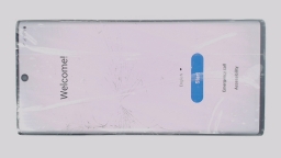 Samsung Galaxy Note10 SM-N970U (Silver 256GB 8GB) Unlocked CRACKED/NO PEN