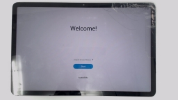 Samsung Galaxy Tab S7 SM-T870 11" Tablet (Silver 512GB 8GB) WiFi CRACKED